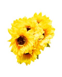 Flor artificial girasol amarillo