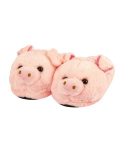 Pantufla para niña cerdito 36-37 rosado