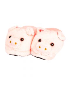 Pantufla dama afelpada cerdito 38-39 