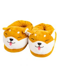 Pantufla afelpada perro 30-31 marrón
