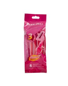 Rasuradora plástica 3 hojas 5und