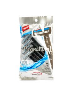 Rasuradora lisa doble hoja 5und negro