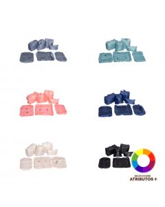 Organizador para viaje 7pzas surtido