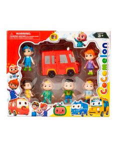 Figura personajes cocomelon 7pzas +3a