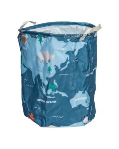 Canasta ropa estampado multicolor