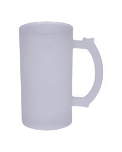 Jarra lisa con asa blanca