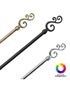 Cortinero metálico 300 cm