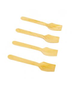 Cuchara madera 9.5cm beige