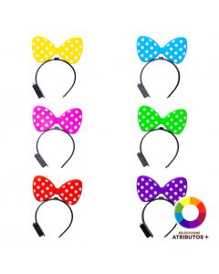 Diadema lazo Minnie LED