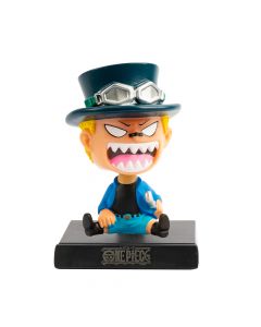 Figura plástica coleccionable sabo one piece 12cm