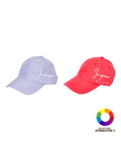 Gorra estampada con relieve