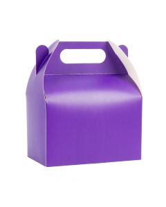Caja cartón lisa 15x9.2x16.5cm 8und morado