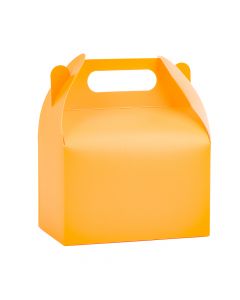 Caja cartón lisa 15x9.2x16.5cm 8und naranja
