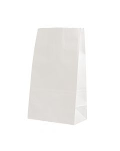 Bolsa papel lisa 32x18x11cm 12und blanco