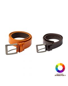 Faja hombre relieve hebilla cuadrada