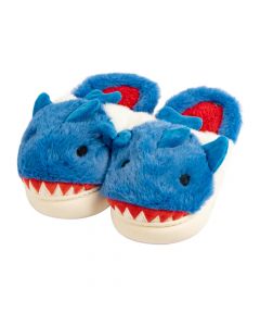 Pantufla forma tiburon afelpada 34-35 multicolor
