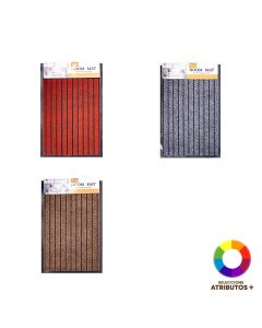 Alfombra tela franjas surtidas