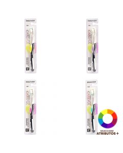 Cepillo dientes relieve multicolor
