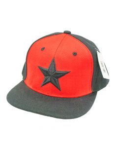 Gorra para hombre lisa estrella con relieve bicolor surtido