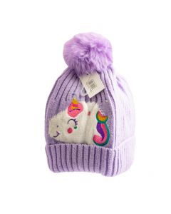 Gorro para niña estampado unicornio surtido