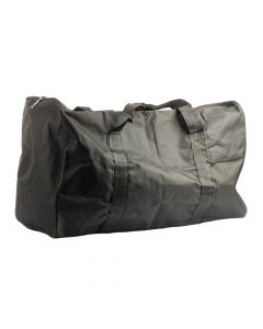 Bolso deportivo liso con detalle sport negro