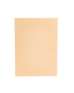 Caja cartón lisa rectangular M crema