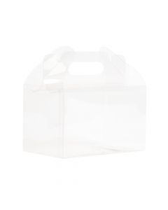 Caja lisa rectangular 16x10x10cm transparente