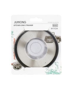 Filtro acero inoxidable para fregadero 11cm plateado