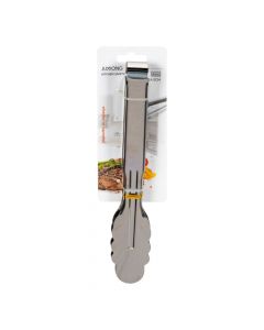 Pinza acero inoxidable plateado