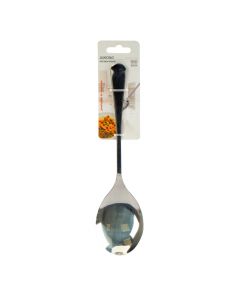 Cuchara metálica lisa 25cm plateado