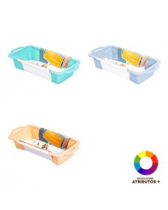 Molde silicón rectangular con asas