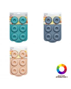 Molde silicón para donas