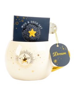 Jarra porcelana estampado estrella 2pzas surtido