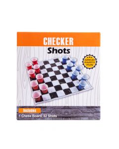 Juego plástico para adulto checker shots