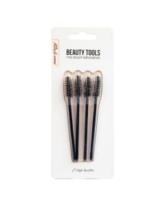 Perfilador para cejas liso 10cm 4und negro
