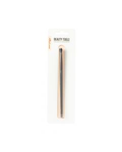 Brocha plástica para maquillaje lisa 15.5cm gris