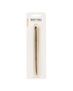 Brocha plástica para maquillaje 16cm gris