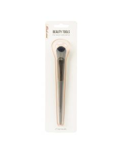 Brocha plástica para maquillaje lisa 16.5cm gris