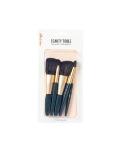 Brocha plástica para maquillaje lisa 13cm 7pzas 