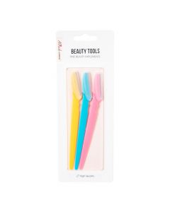Perfilador cejas liso 14.5cm 3und surtido
