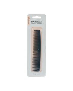 Peine plástico liso para cabello 14.5x2.8cm negro