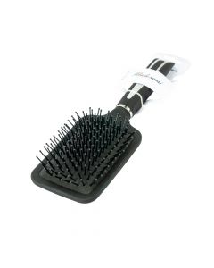 Cepillo plástico rectangular liso para cabello 25x8cm