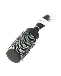 Cepillo plástico para cabello redondo liso 25cm