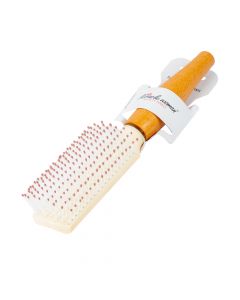 Cepillo plástico liso para cabello 23x4.5cm