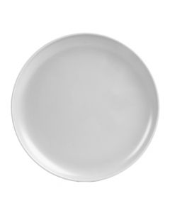 Plato cerámica plano liso 8pulg turquesa