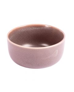 Bowl cerámica estampado figura 5.3x2.8pulg gris