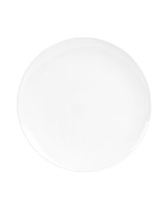 Plato cerámica plano liso 10pulg beige