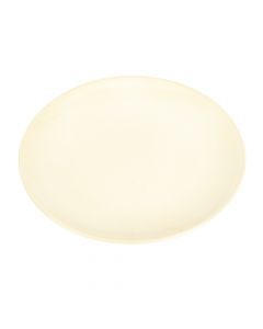 Plato cerámica plano 8.5pulg beige