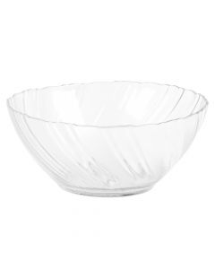 Bowl vidrio con relieve 21.5cm transparente