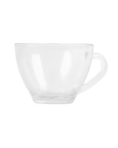 Taza vidrio lisa 210ml transparente